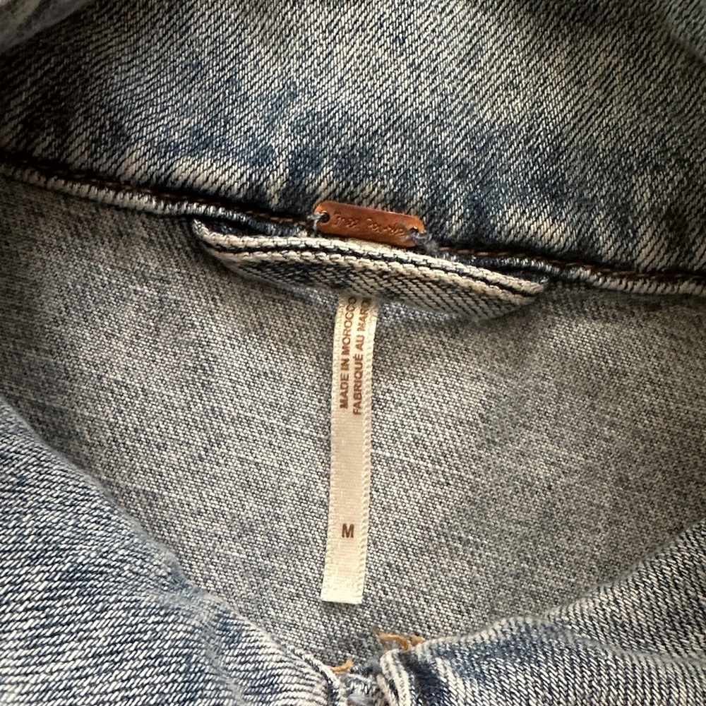 Free People Light Blue Jean Jacket - Picture 11 of 16